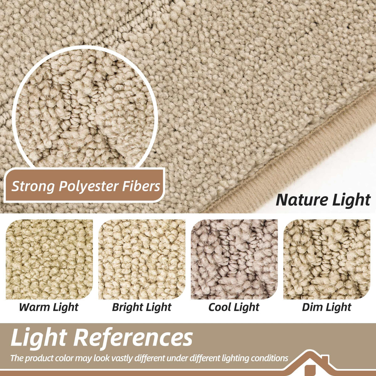 BEQHAUSE Dirt Trapper mat easy to clean with broom or vacuum for quick upkeep