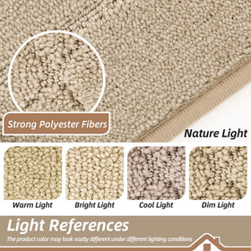 BEQHAUSE Dirt Trapper mat easy to clean with broom or vacuum for quick upkeep