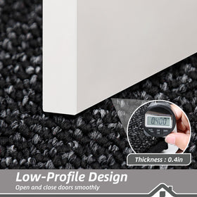 BEQHAUSE Dirt Trapper Door Mat entrance setup demonstrates easy placement at front or back door