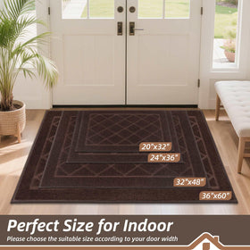 BEQHAUSE Dirt Trapper Door Mat featuring a low-profile pattern for entryways.