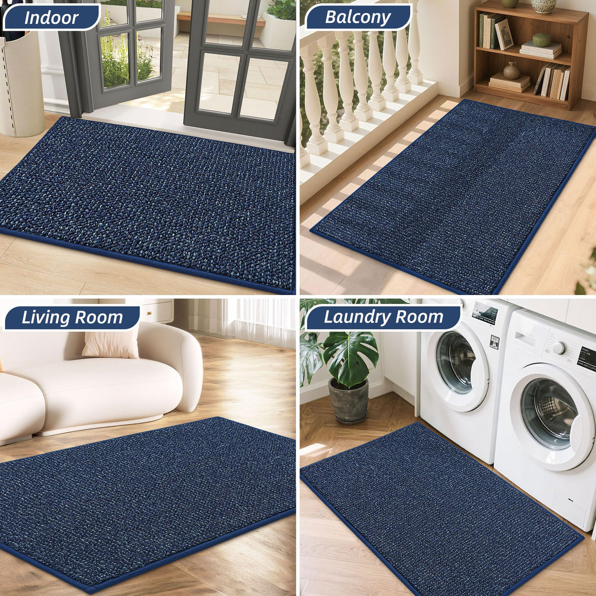 BEQHAUSE Dirt Trapper mat positioned at a front door setup
