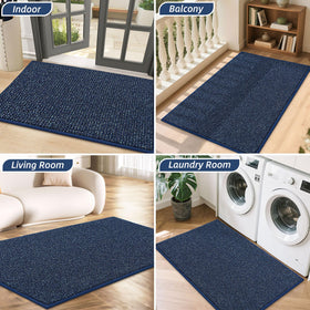 BEQHAUSE Dirt Trapper mat positioned at a front door setup