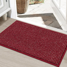 BEQHAUSE Dirt Trapper door mat close-up texture showing dense fibers that trap dirt.