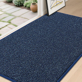 BEQHAUSE Dirt Trapper mat front view shows wide entry coverage