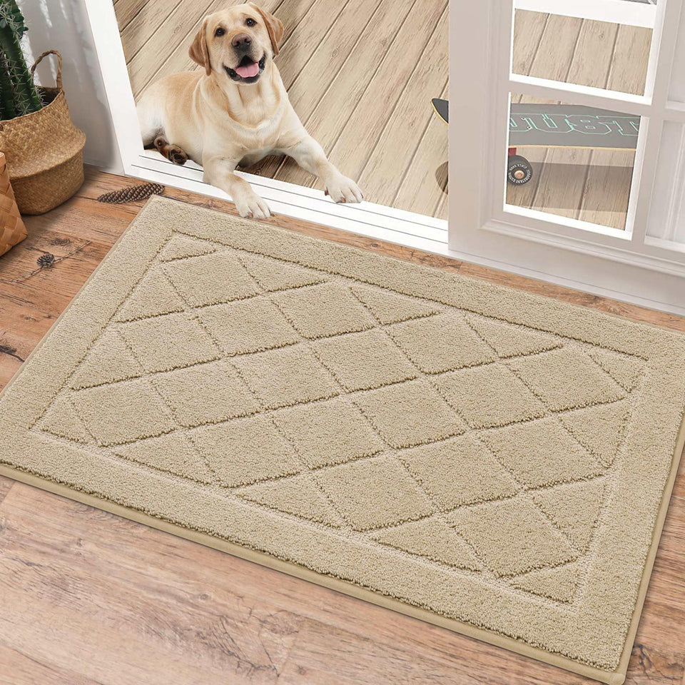 BEQHAUSE Dirt Trapper front view showing a welcoming 20x32 inch entry that protects floors