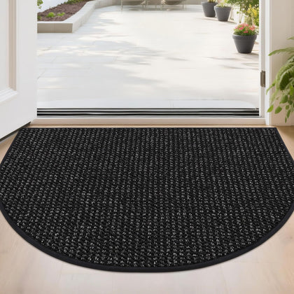 BEQHAUSE Dirt Trapper mat front view traps dirt and absorbs moisture.