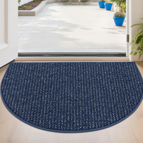 BEQHAUSE Dirt Trapper door mat at front door, traps dirt to keep floors clean.
