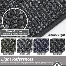 Low-profile BEQHAUSE mat edge helps doors glide smoothly