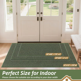 BEQHAUSE Dirt Trapper mat close-up shows a stain-resistant surface for daily use.