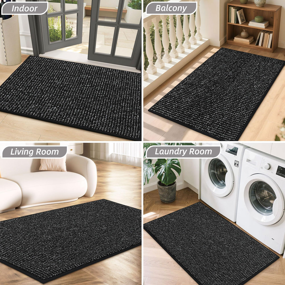 BEQHAUSE Dirt Trapper easy-clean surface can be vacuumed or rinsed