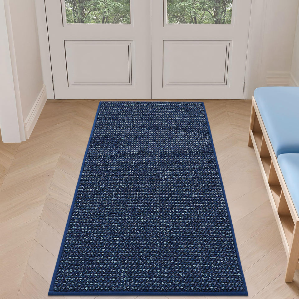 BEQHAUSE Dirt Trapper mat, front door view, captures dirt and keeps floors dry.