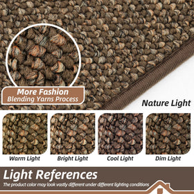 BEQHAUSE entryway mat blends with decor while keeping dirt at bay.