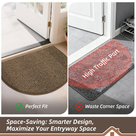 BEQHAUSE Dirt Trapper mat supports cold-wash cleaning with machine wash option.