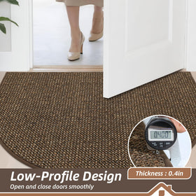 BEQHAUSE entrance rug helps moisture absorption and daily wear protection.
