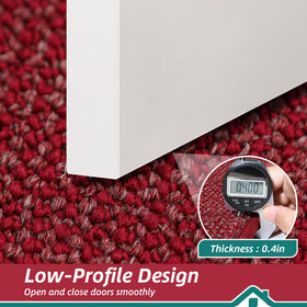 BEQHAUSE Dirt Trapper mat for rainy days absorbs moisture efficiently.