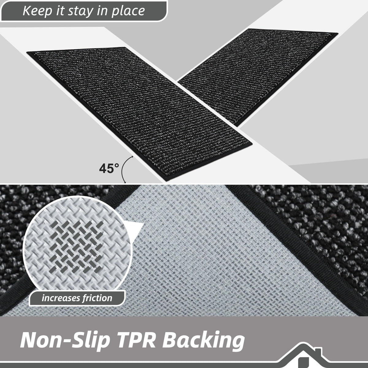 BEQHAUSE Dirt Trapper stain-resistant surface maintains appearance daily