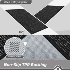 BEQHAUSE Dirt Trapper stain-resistant surface maintains appearance daily