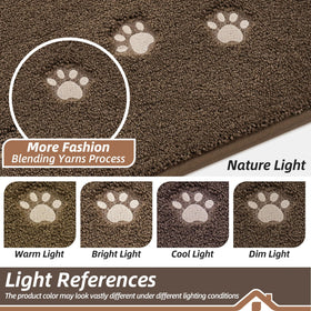 BEQHAUSE dog door mat ideal for foyers kitchens and mudrooms