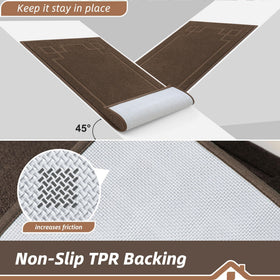 BEQHAUSE door mat close-up dense fiber for absorbency