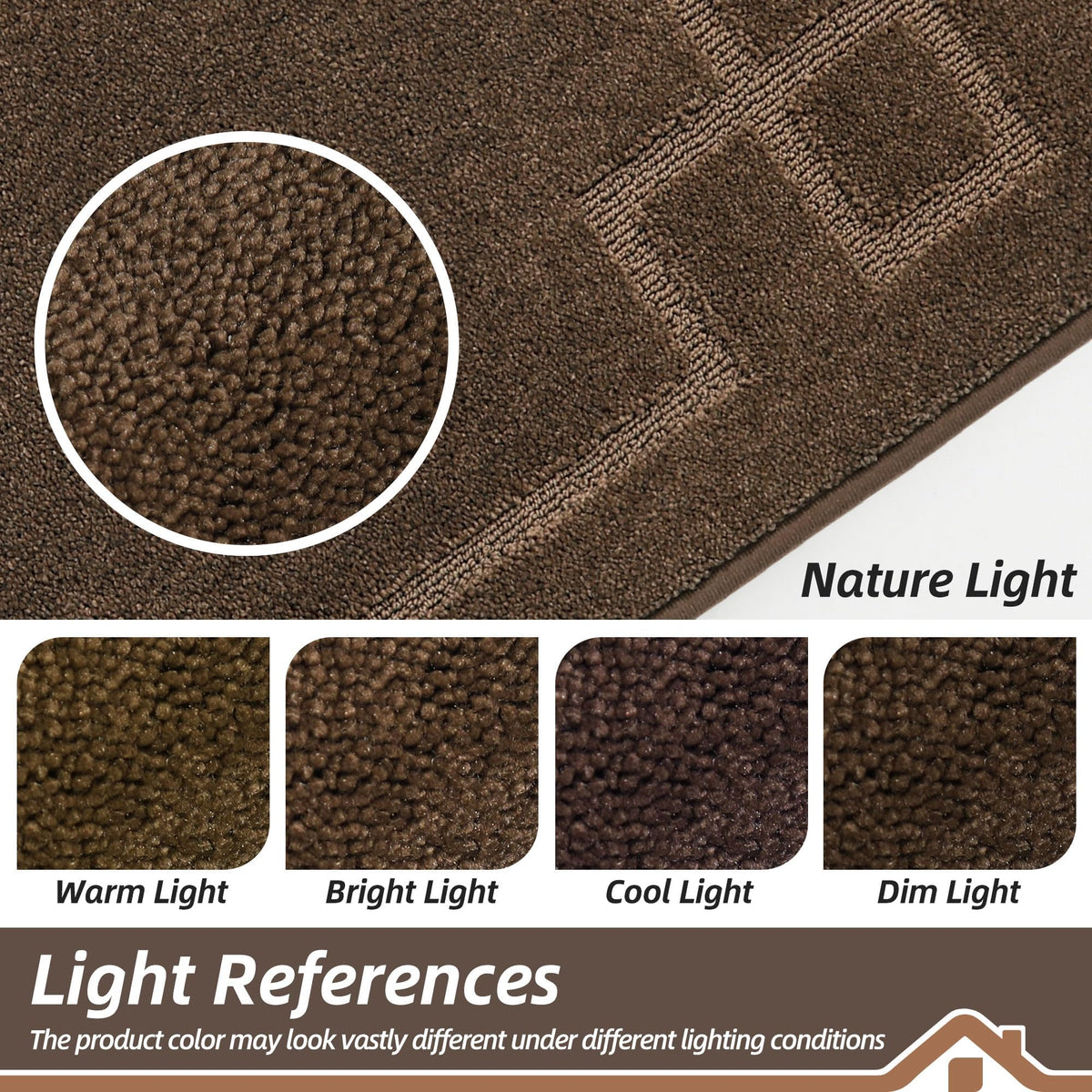 BEQHAUSE door mat designed for indoor-outdoor use with easy cleaning