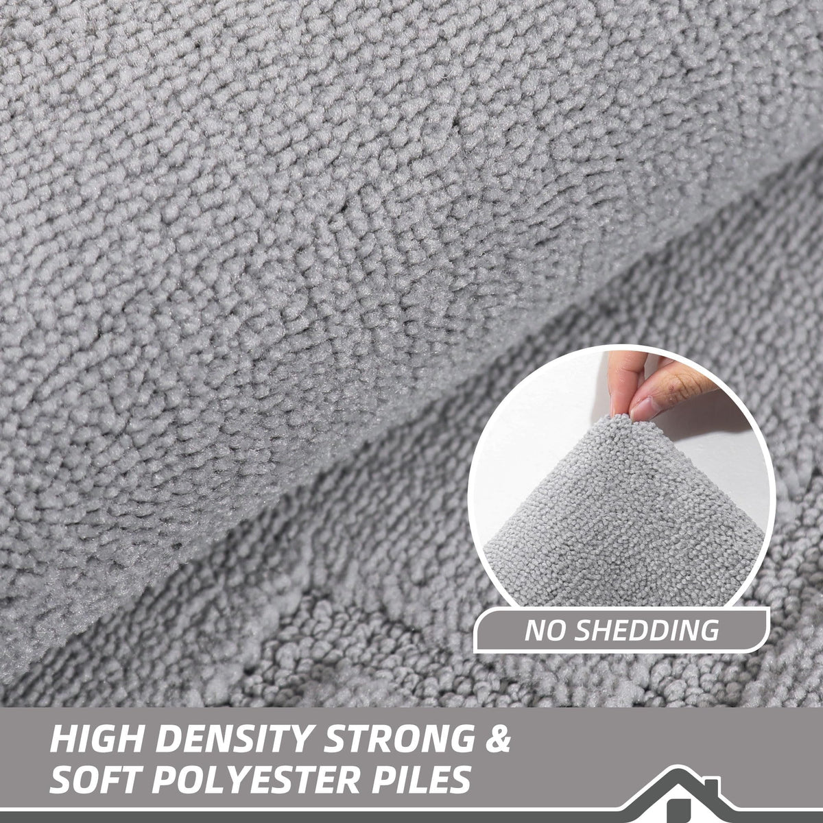 BEQHAUSE door mat captures dirt and moisture during foot traffic