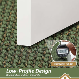Beqhause mat ideal for rainy or muddy entryways.