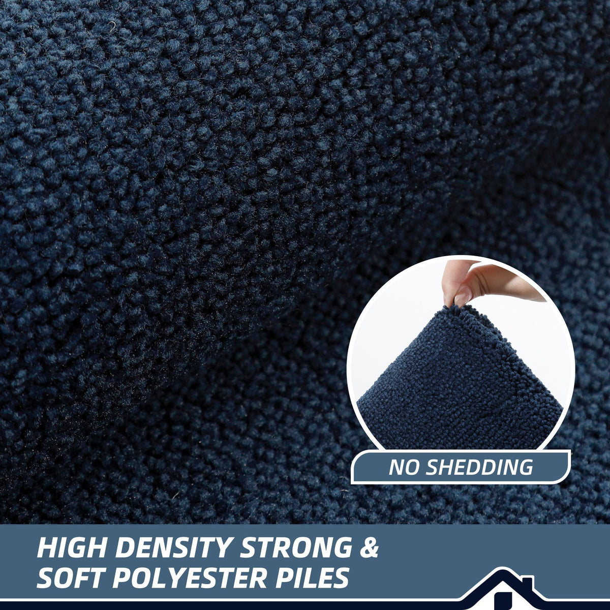 BEQHAUSE door mat washable surface cleans easily with machine wash.