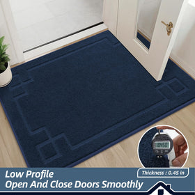 BEQHAUSE entryway mat durable for heavy traffic and all weather.