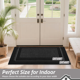 BEQHAUSE entryway mat with vibrant weave enhances any decor.