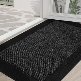 BEQHAUSE indoor door mat 36x60, front view, welcoming entryway protection