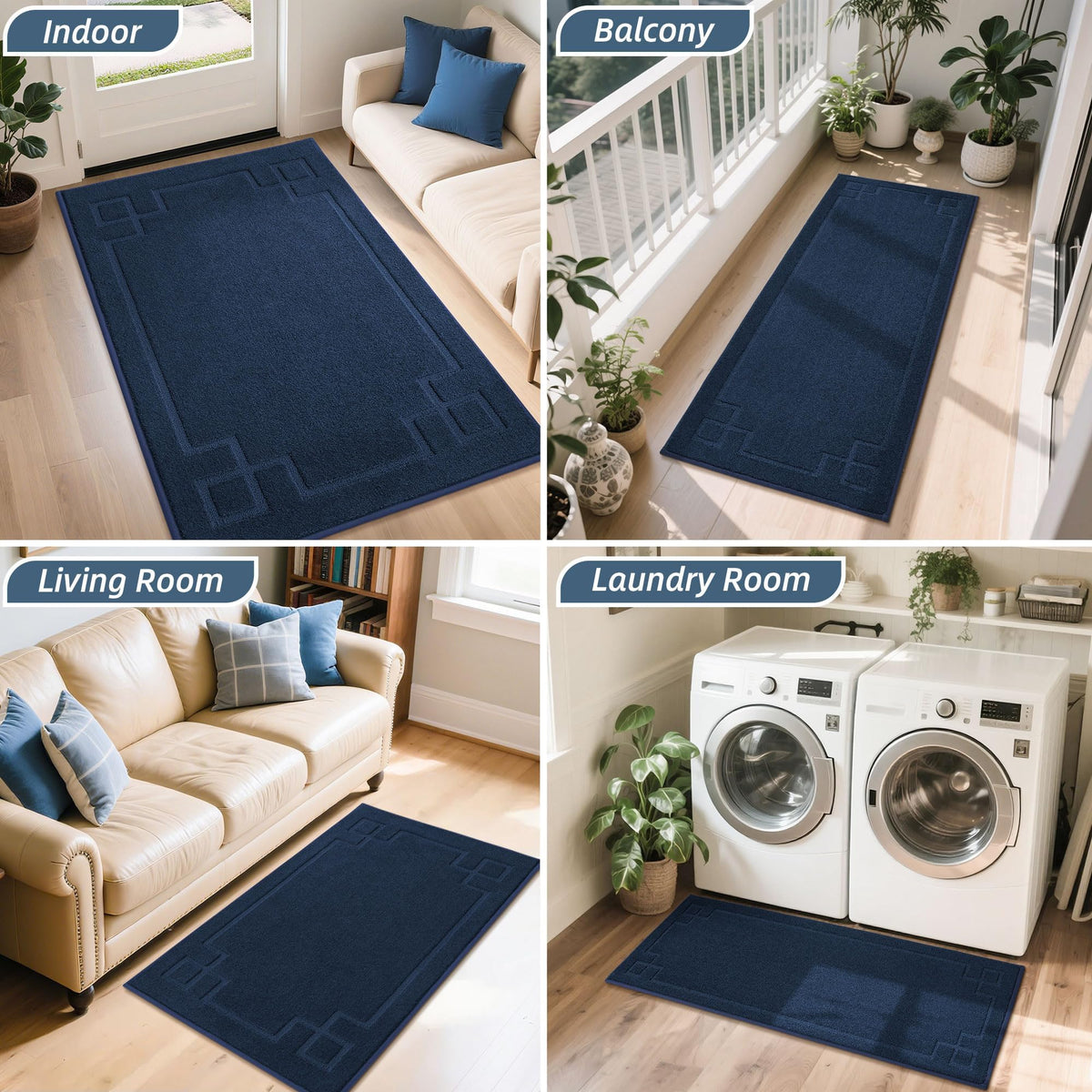BEQHAUSE indoor-outdoor use mat suited for versatile entrances.