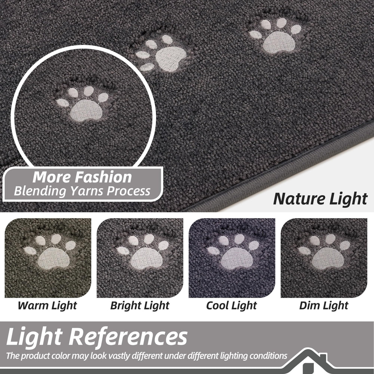BEQHAUSE reinforced edges prevent curling and extend mat life.