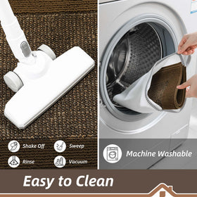 BEQHAUSE washable option with cold water and mild detergent