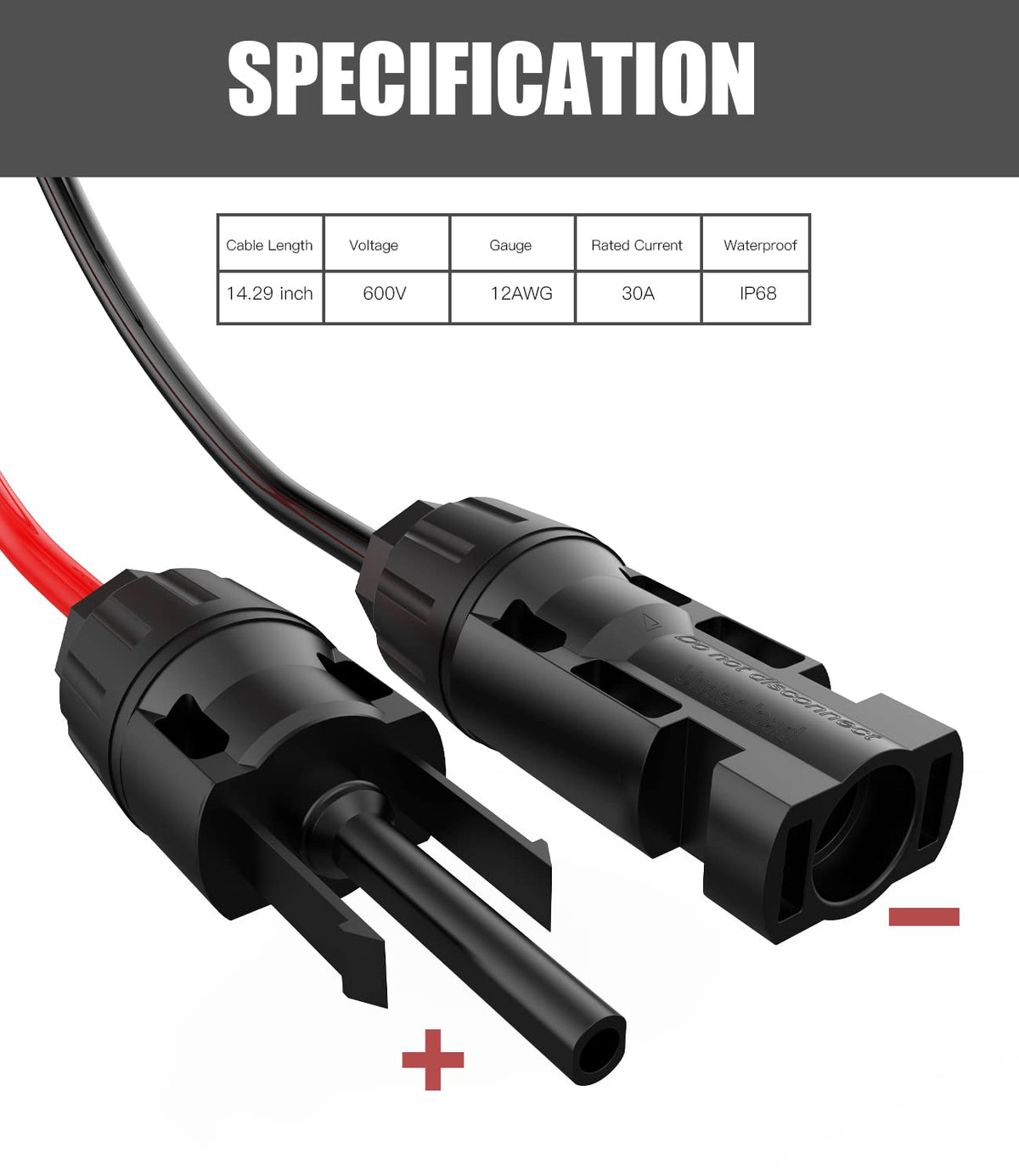 BERLAT SAE-to-SAE polarity reverse adapters for flexible solar setups