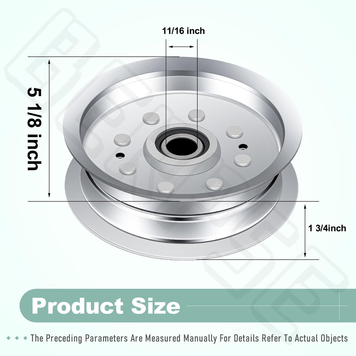 BERPSE idler pulley Gy20110 ensures reliable belt tension on compatible decks