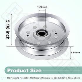 BERPSE idler pulley Gy20110 ensures reliable belt tension on compatible decks