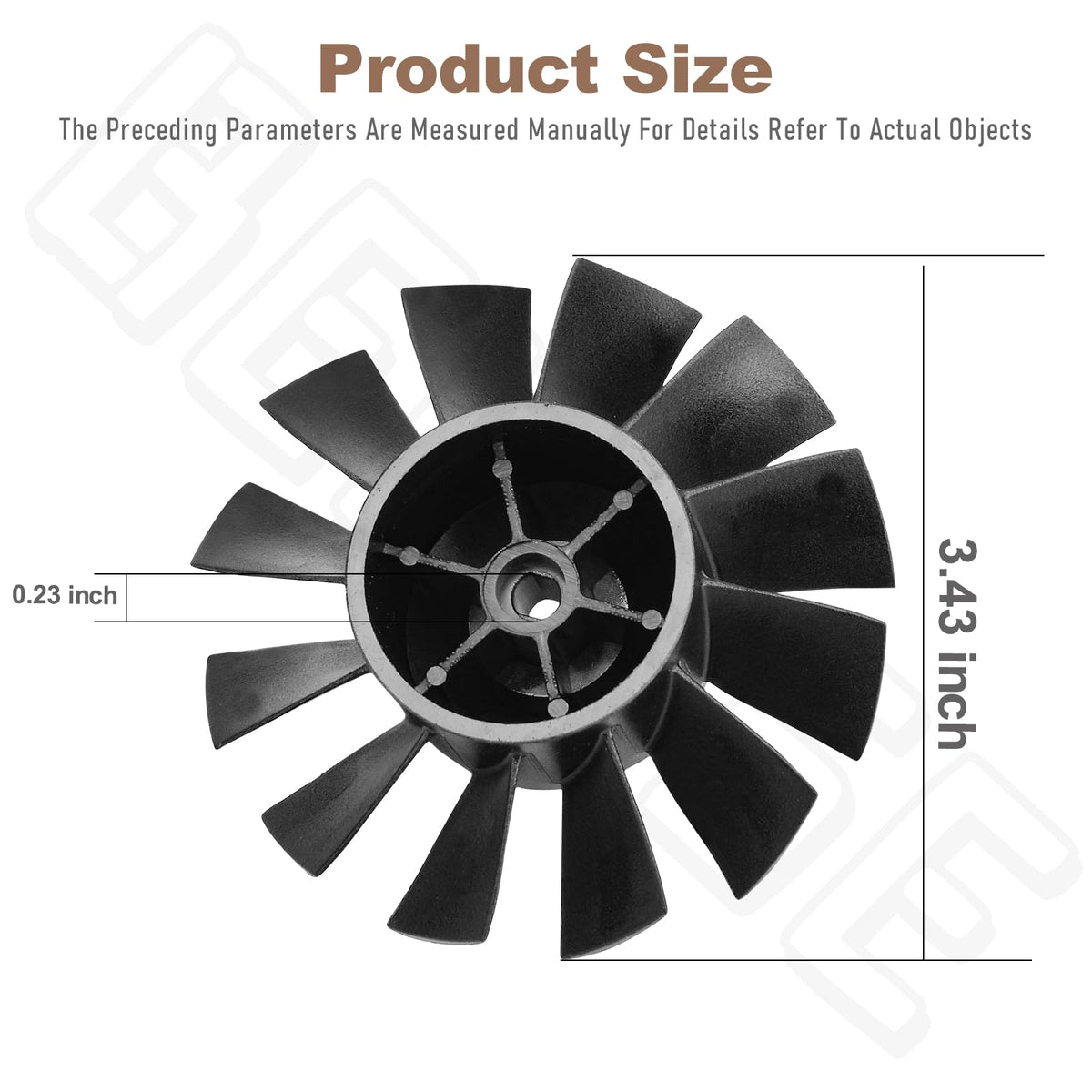 BERPSE blower fan for Ryobi RY404013 maintains consistent cooling.