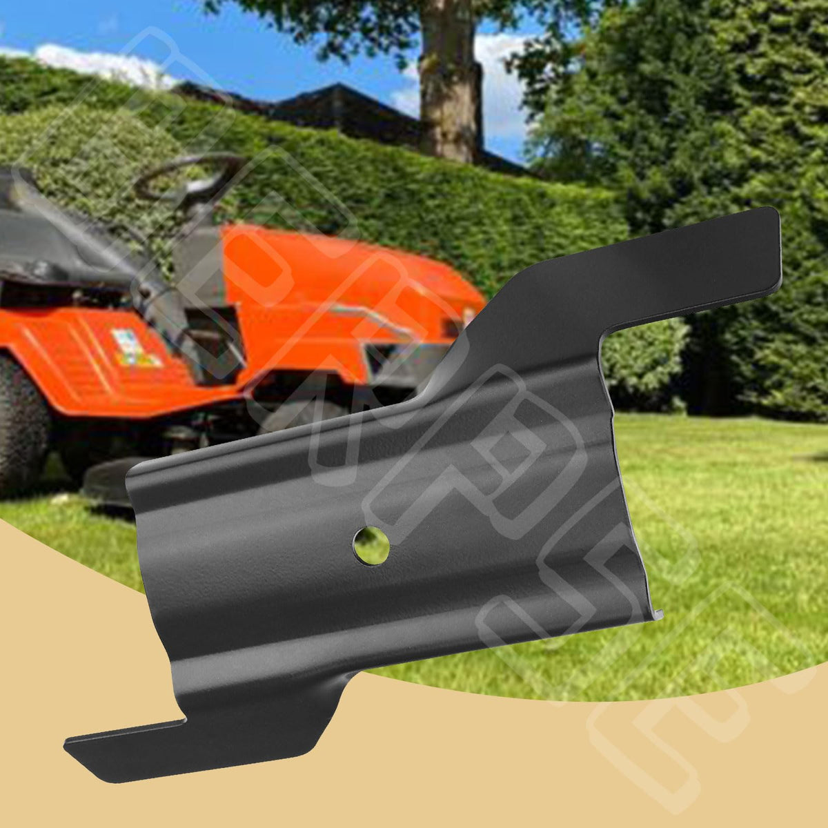 BERPSE replacement blade ready for swap on Toro mower