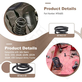 BERPSE compatibility image highlights broad fit across John Deere models for flexible sourcing.