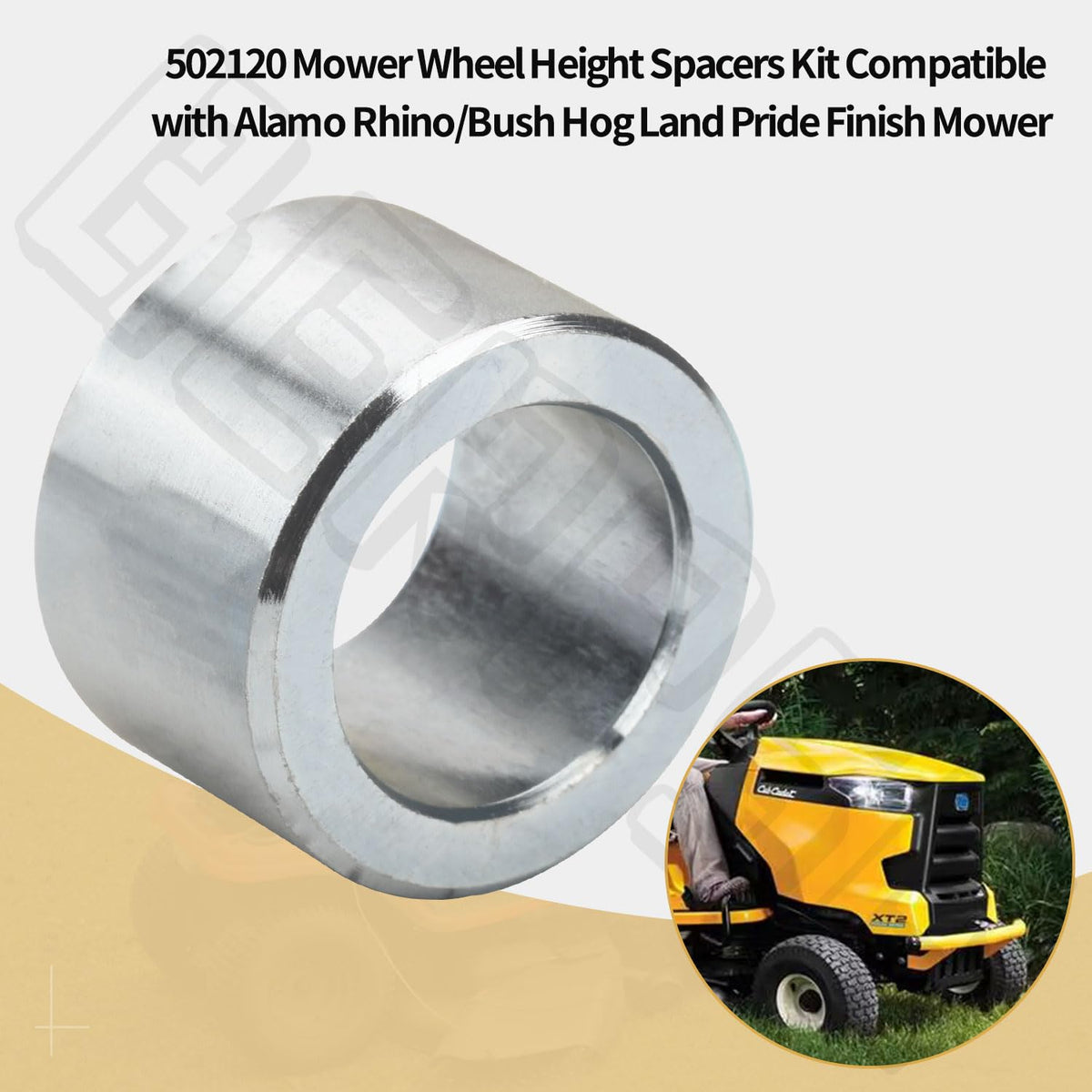BERPSE compatible models illustration demonstrates broad mower compatibility.