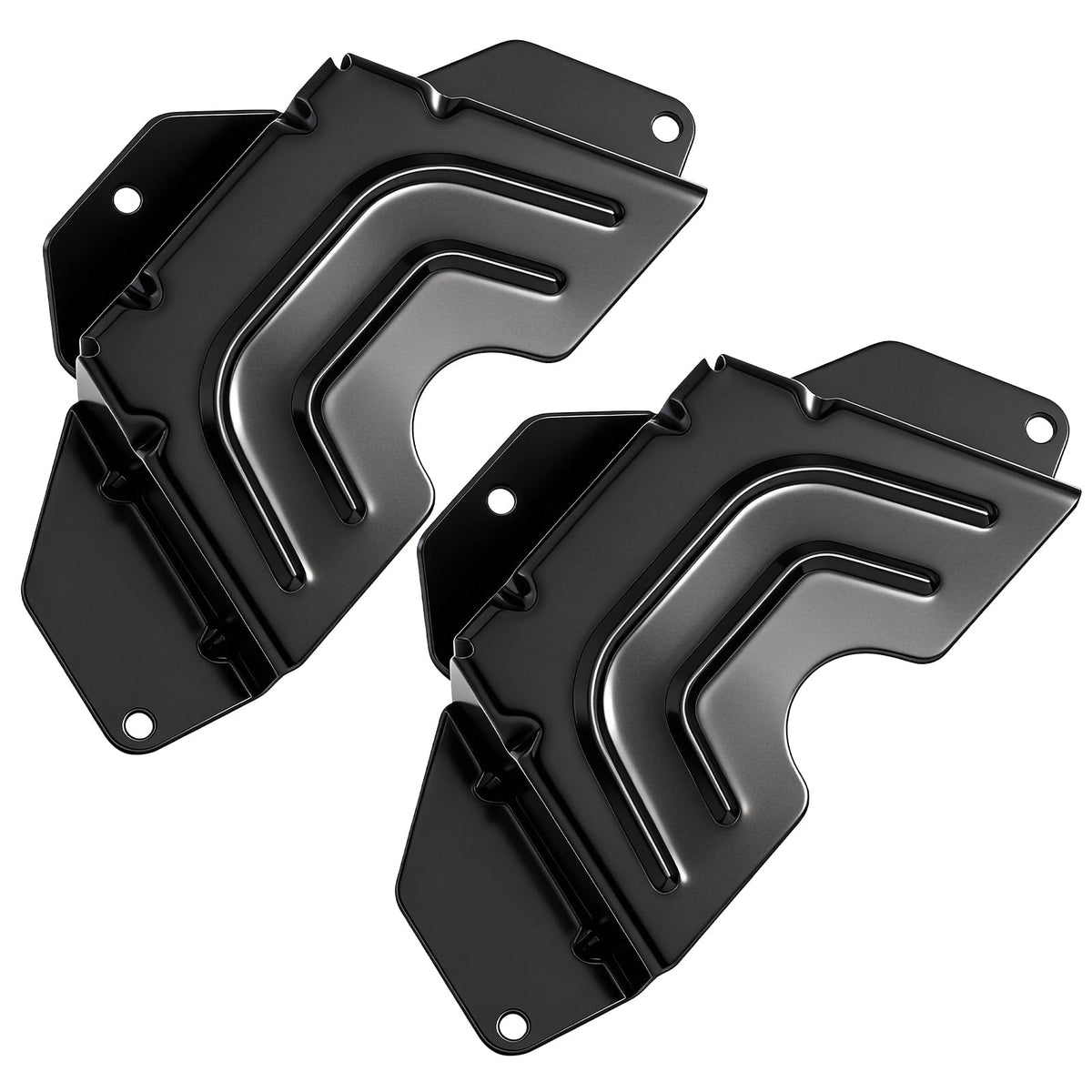 BERPSE 46in deck belt cover for XT1 LT46 front view showing durable black shell