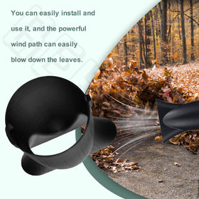 BERPSE flat nozzle attachment simplifies tool-free swap for Worx blowers.
