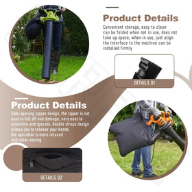 BERPSE bag fits BV3600 models securely on the blower
