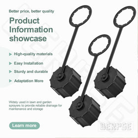 BERPSE drain cap compatible with Master Manufacturing sprayers.