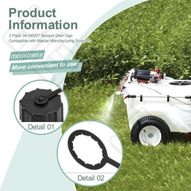 BERPSE sprayer cap is easy to remove and reinstall.