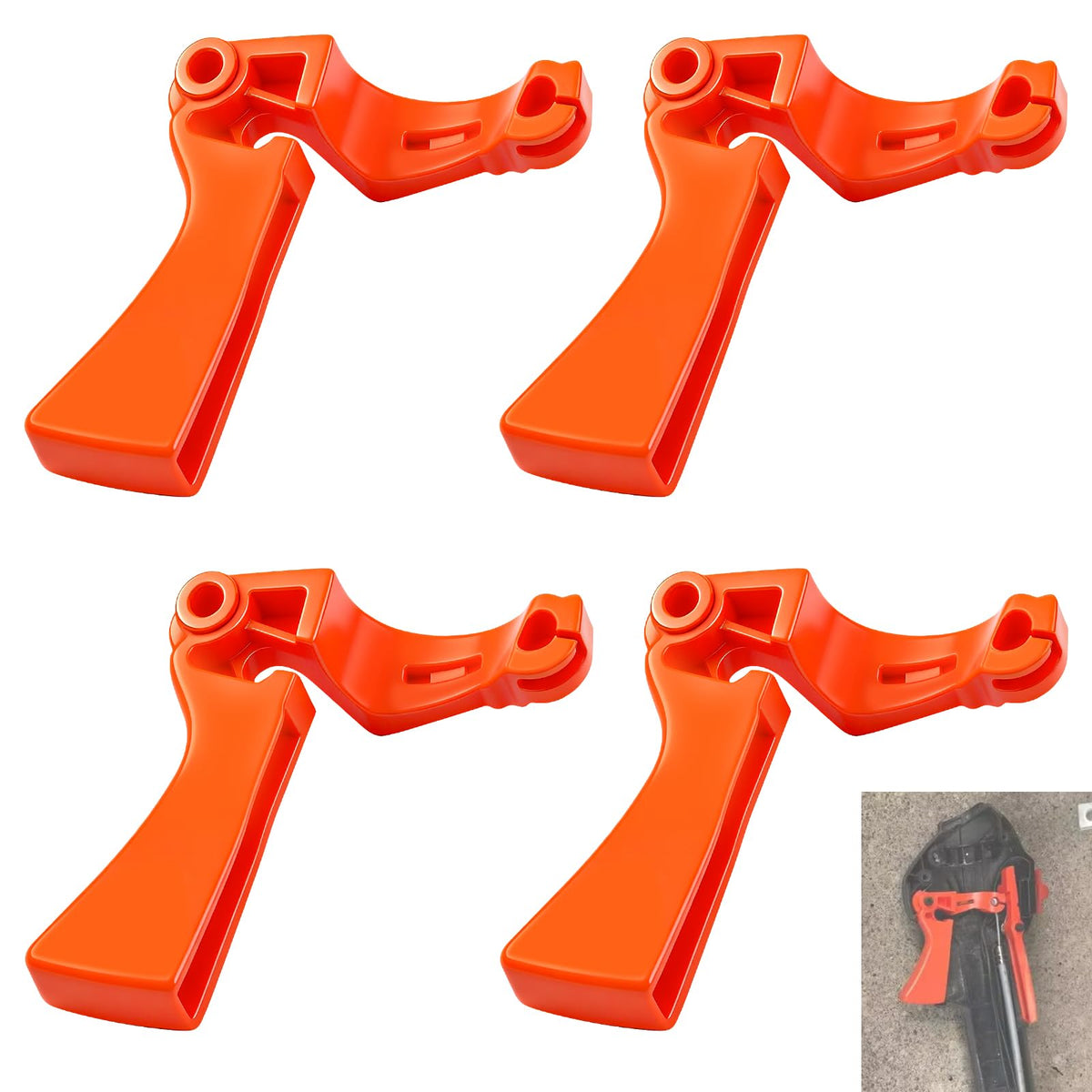 BERPSE throttle triggers four-pack for Echo trimmers simplifies replacement