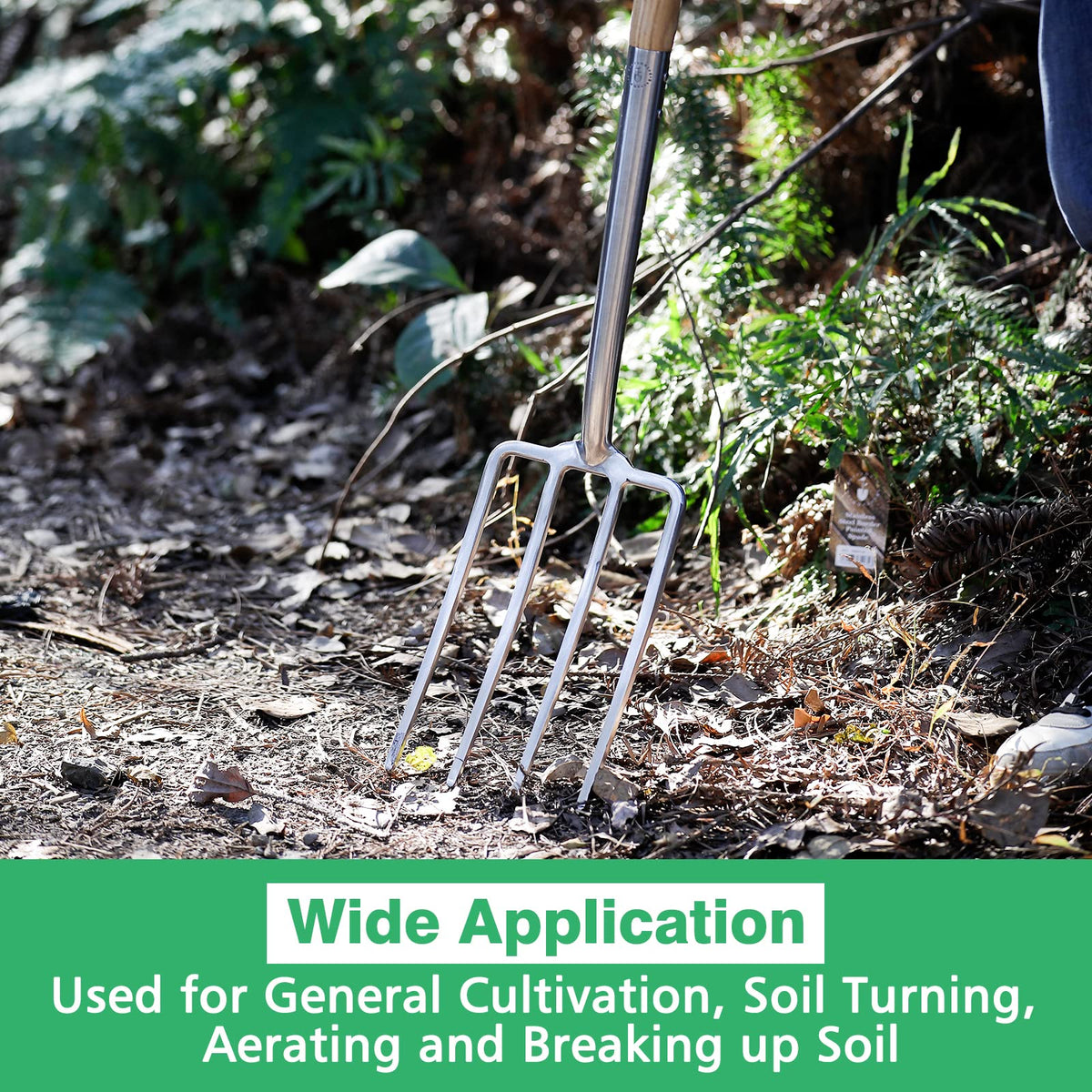 Berry&Bird 2-year warranty-backed digging fork for confidence