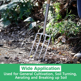 Berry&Bird 2-year warranty-backed digging fork for confidence