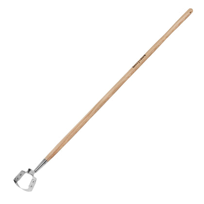 Berry&Bird 63-inch garden weeder hoe with a stainless steel loop for deep root cutting