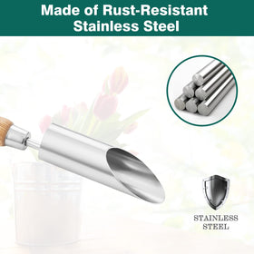 Berry&Bird bulb planter tool packaging shown for quick setup